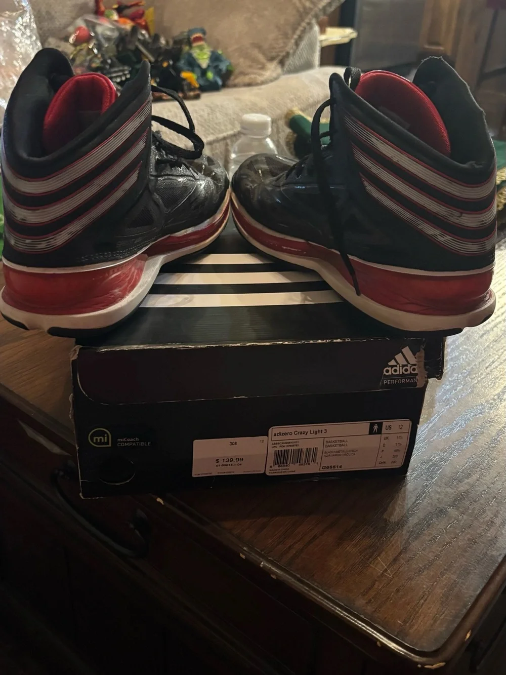 Adidas Adizero Crazy Light 3 G66514 Men’s Size 12 Basketball Shoes w/ Box